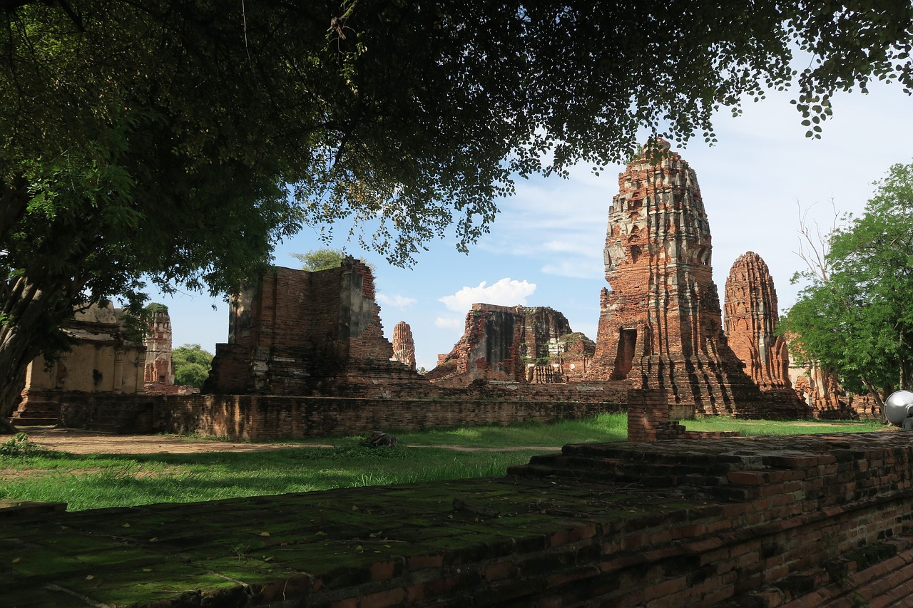 Ayutthaya, Tailandas, Buda, Sugadinti, Senoji Šventykla, Nemokamos Nuotraukos,  Nemokama Licenzija