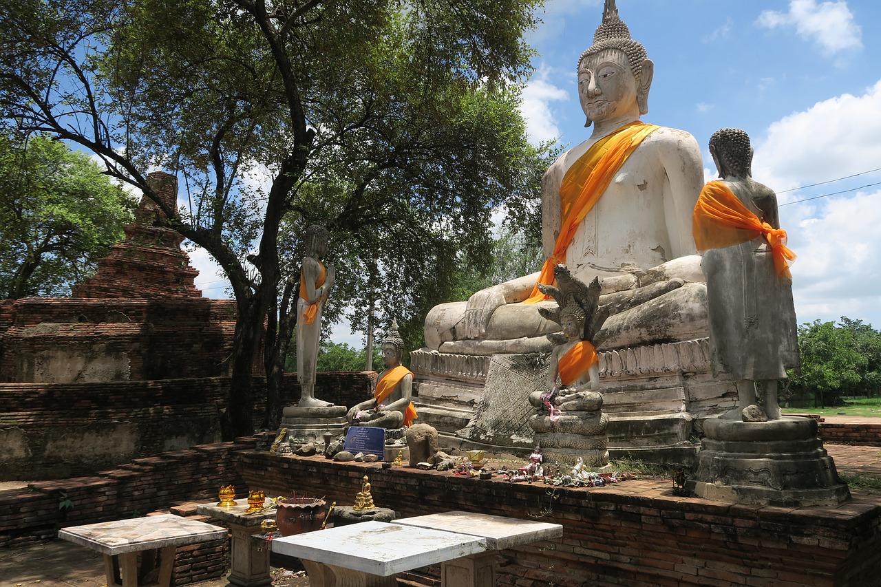 Ayutthaya, Tailandas, Buda, Šventykla, Nemokamos Nuotraukos,  Nemokama Licenzija