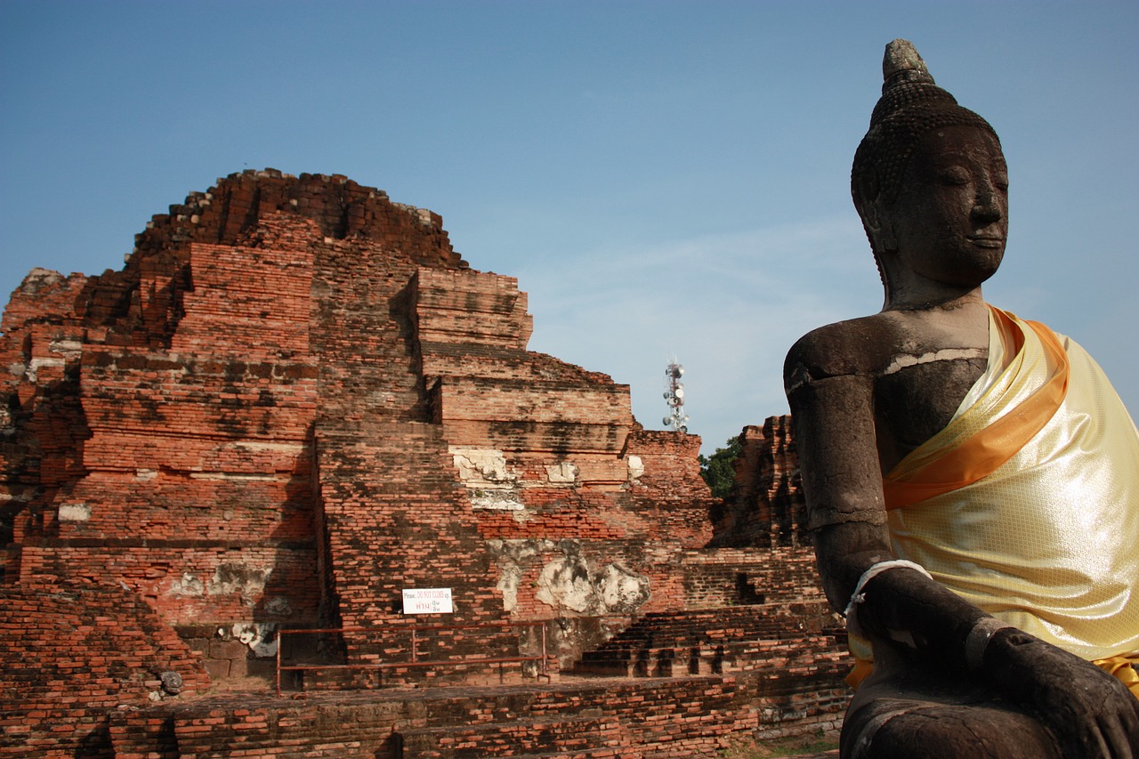 Ayutthaya, Tailandas, Senamiestis, Griuvėsiai, Raudonos Plytos, Buda, Asija, Nemokamos Nuotraukos,  Nemokama Licenzija