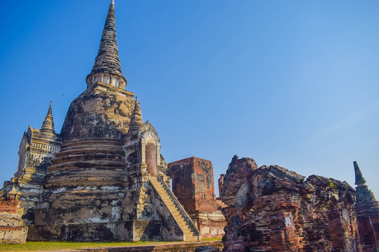 Ayutthaya Istorinis Parkas, Senamiestis, Senovės Siam, Ayutthaya, Nemokamos Nuotraukos,  Nemokama Licenzija