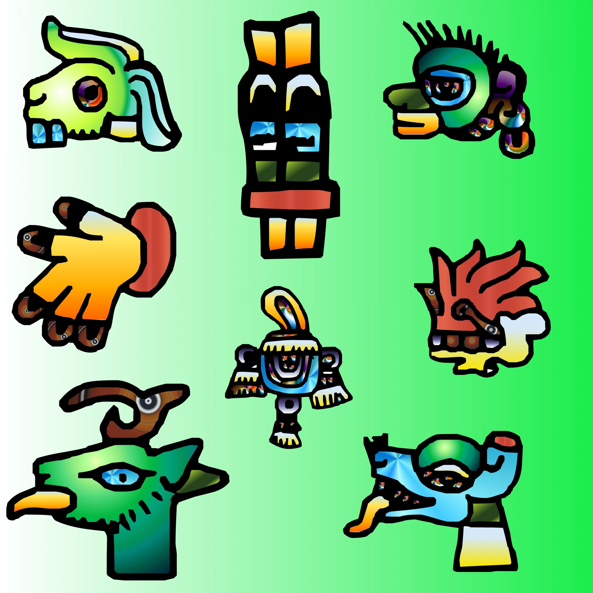 Aztec,  Simbolis,  Piešimas,  Spalvos,  Menas,  Senovės,  Aztec Simboliai 02, Nemokamos Nuotraukos,  Nemokama Licenzija