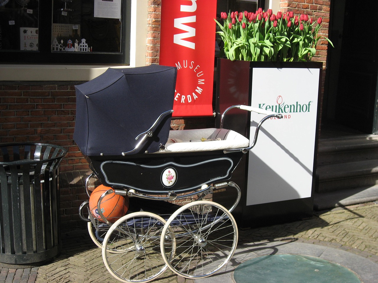 Kūdikių Vežimas, Tulpės, Amsterdamas, Nemokamos Nuotraukos,  Nemokama Licenzija