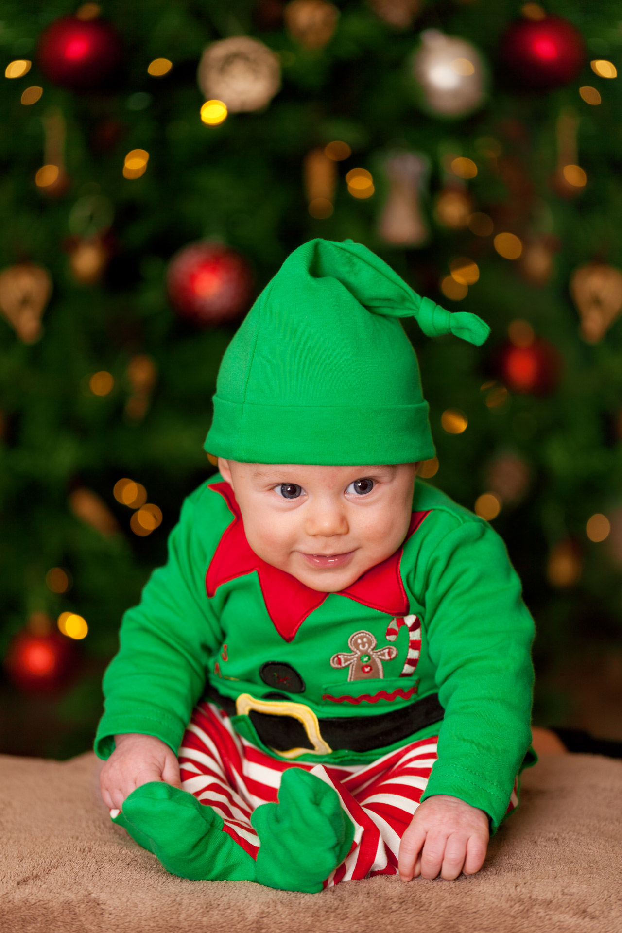 Kūdikis,  Berniukas,  Vaikas,  Kalėdos,  Kostiumas,  Mielas,  Gruodžio Mėn .,  Elfas,  Veidas,  Žalias