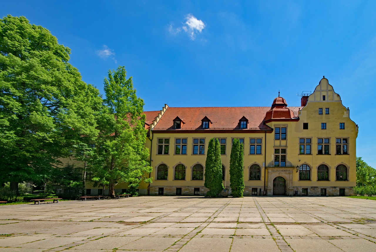 Bloga Lauchstädt, Goethe City, Saksonija-Anhaltas, Vokietija, Architektūra, Lankytinos Vietos, Pastatas, Europa, Senamiestis, Senas Pastatas