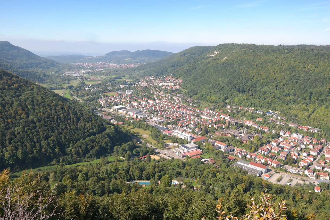 Blogas Urachas, Slėnis, Urach, Hanner Rocks, Požiūris, Migracijos Tikslas, Swabian Alb, Alb, Albų Karnizai, Aukštumos Baseinas Blogas Urachas