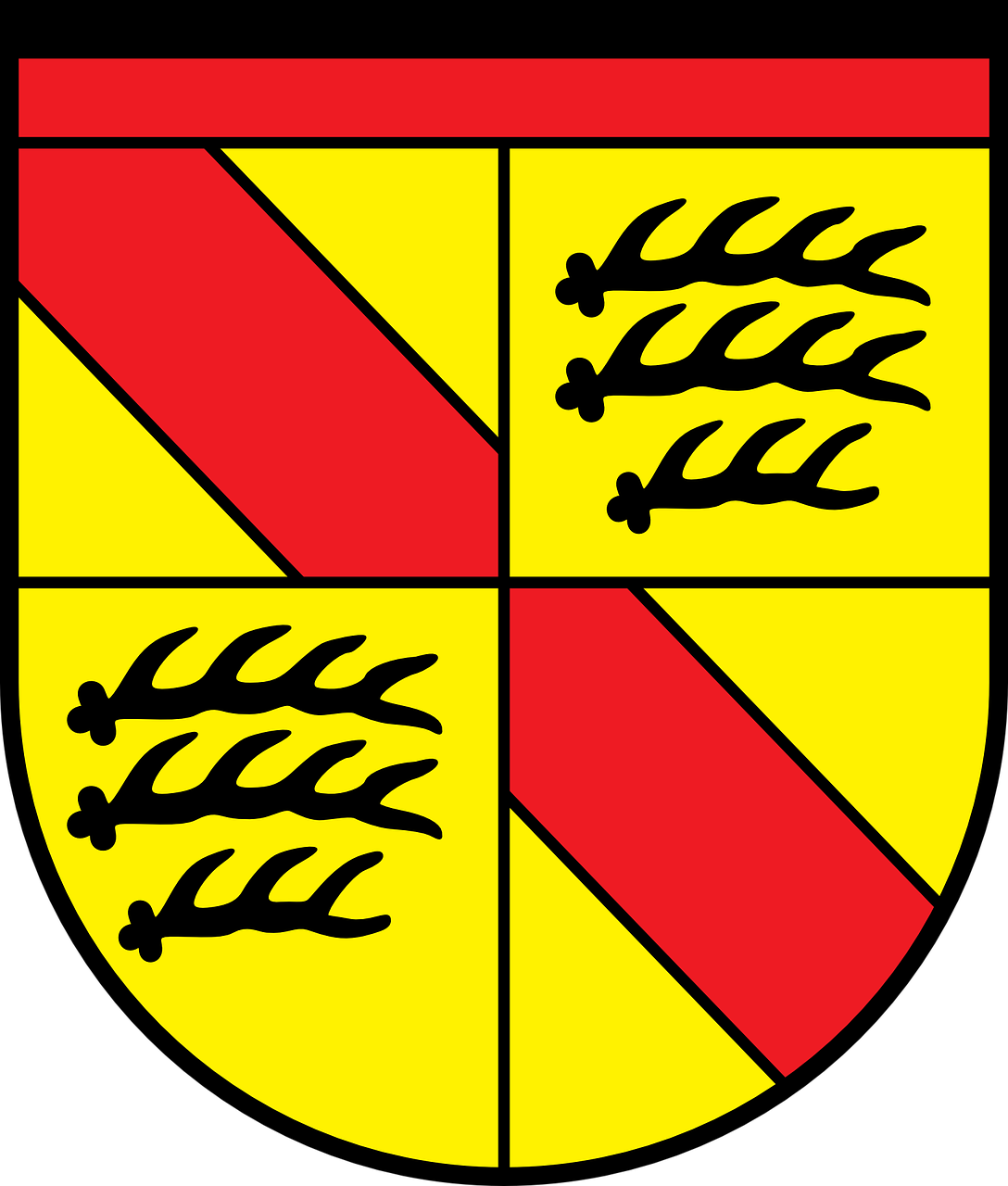 Baden-Baden, Herbas, Emblema, Vokietija, Nemokama Vektorinė Grafika, Nemokamos Nuotraukos,  Nemokama Licenzija