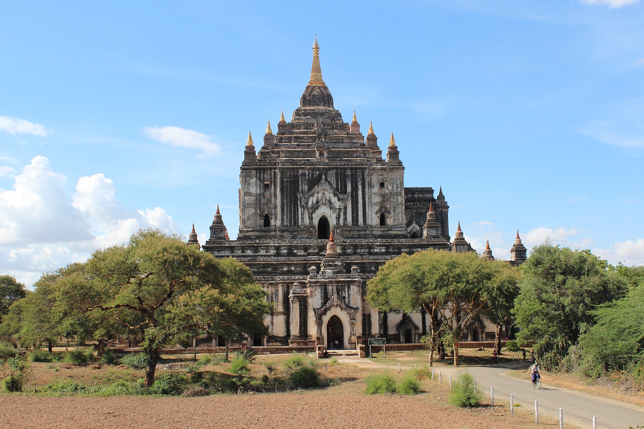 Bagan, Burma, Mianmaras, Šventykla, Šventyklos Lygis, Pagoda, Asija, Šventyklos Kompleksas, Nemokamos Nuotraukos,  Nemokama Licenzija