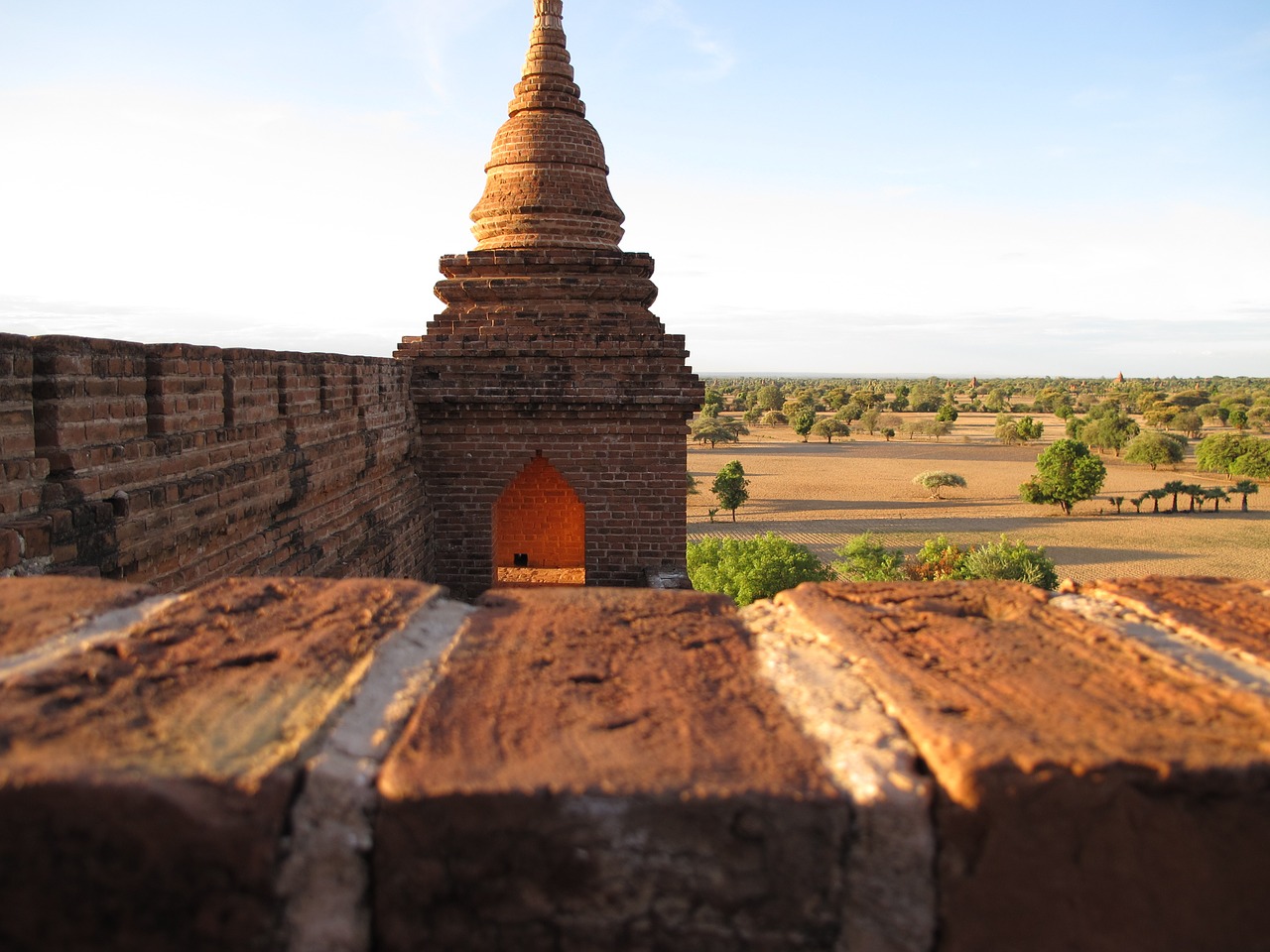 Bagan, Burma, Saulėlydis, Kraštovaizdis, Šventykla, Nemokamos Nuotraukos,  Nemokama Licenzija