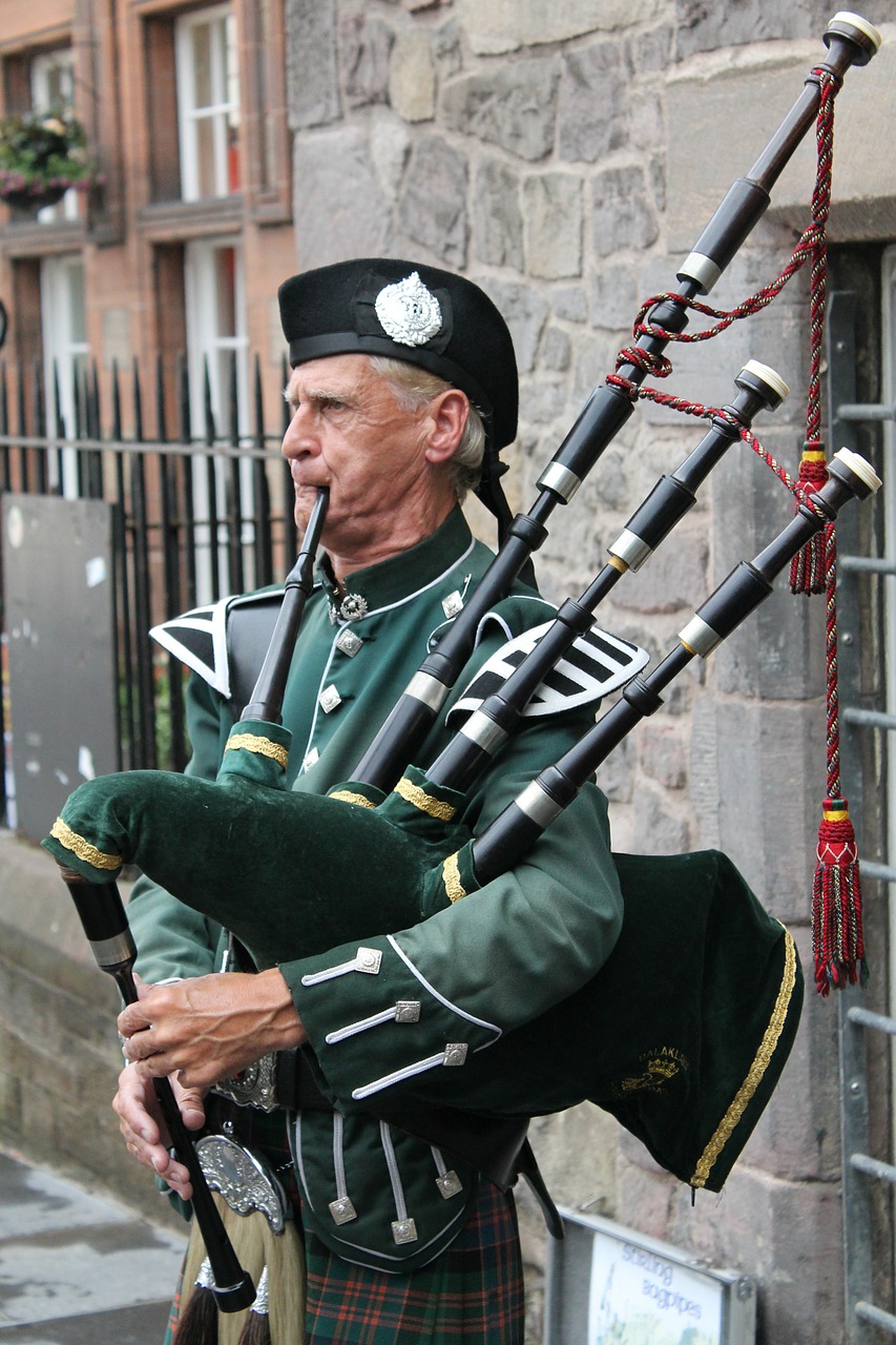 Dulkes, Highlander, Vyras, Žmogus, Asmuo, Muzikinis Instrumentas, Škotija, Edinburgas, Muzika, Tonai