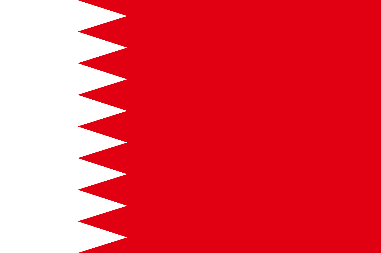Bahrain, Vėliava, Bahreino Karalystė, Šalis, Simbolis, Tauta, Ženklai, Simboliai, Nemokama Vektorinė Grafika, Nemokamos Nuotraukos
