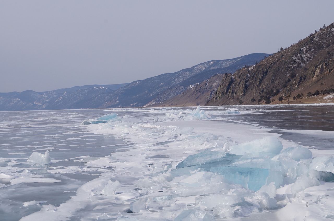 Baikal,  Žiemos,  Ledas,  Ežeras,  Sniegas,  Hummocks, Nemokamos Nuotraukos,  Nemokama Licenzija