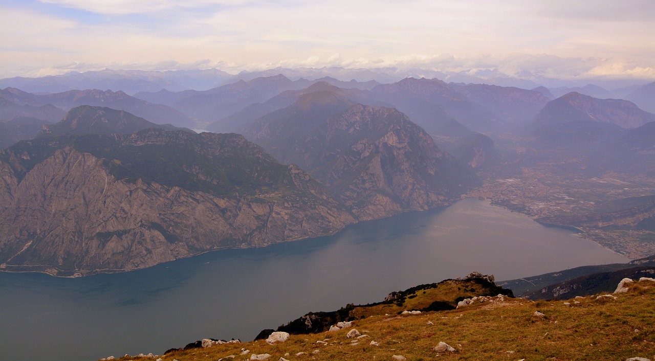 Baldo, Ežeras, Garda, Kalnas, Aukščiausiojo Lygio Susitikimas, Viršuje, Italy, Kraštovaizdis, Nemokamos Nuotraukos,  Nemokama Licenzija