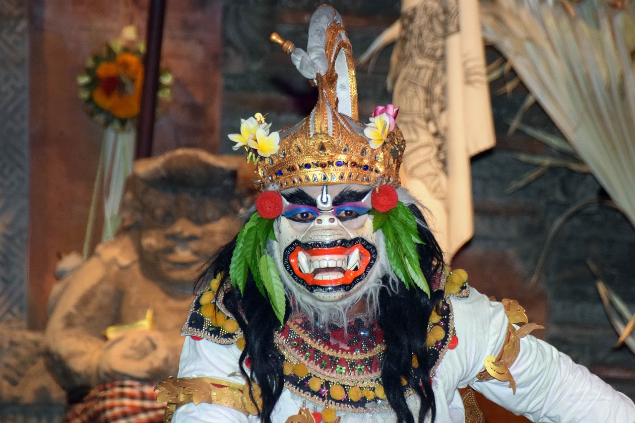 Bali, Indonezija, Kelionė, Ubud, Įvykis, Šokių Šou, Feuertańz, Šokėjai, Vyras, Tradicija