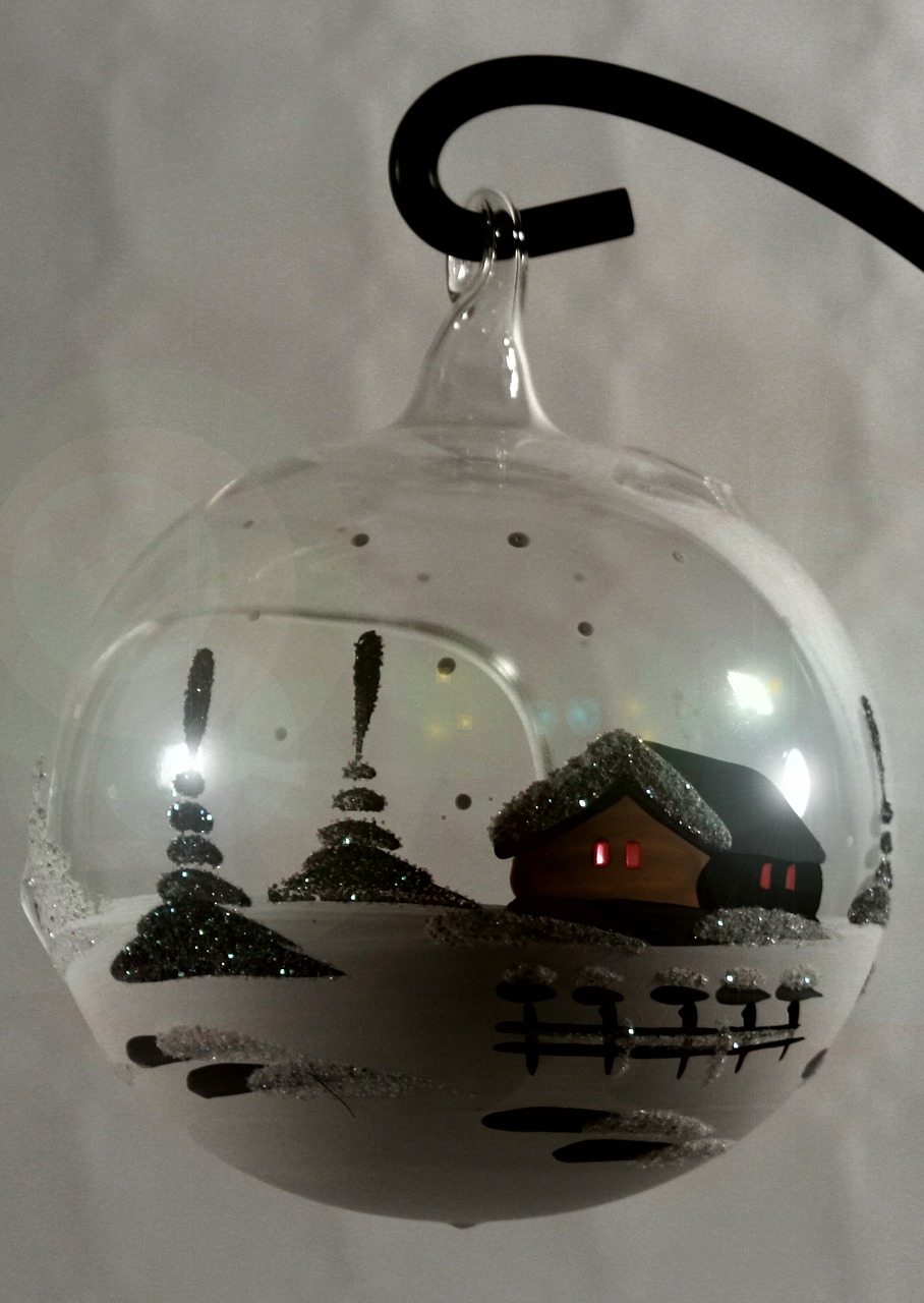 Rutulys, Kalėdinis Ornamentas, Stiklo Rutulys, Kalėdų Motyvas, Medžio Dekoracijos, Kalėdų Eglutė, Apdaila, Kūčios, Kalėdos, Gruodžio Mėn .