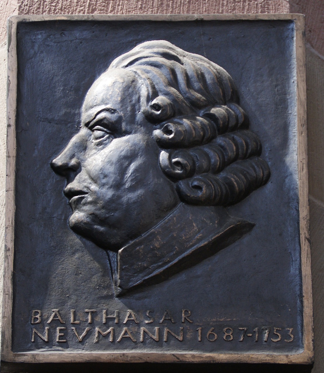 Balthasar Neumann, Memorialinė Plokštelė, 1687, 1753, Würzburg, Meistrų Statytojai, Barokas, Rokoko, Pietų Vokietijos, Nemokamos Nuotraukos