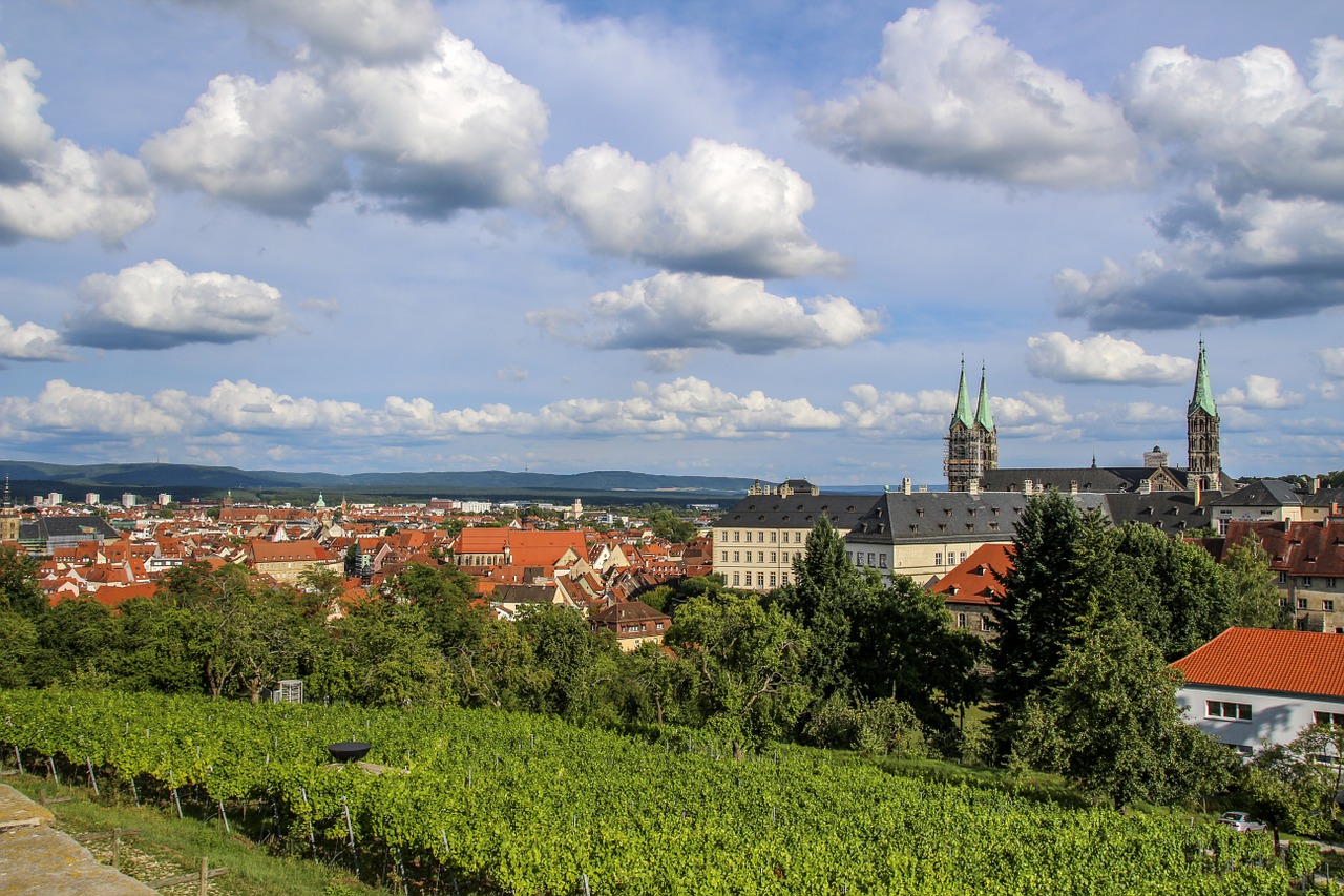 Bamberg, Dangus, Istoriškai, Dom, Debesys, Nemokamos Nuotraukos,  Nemokama Licenzija