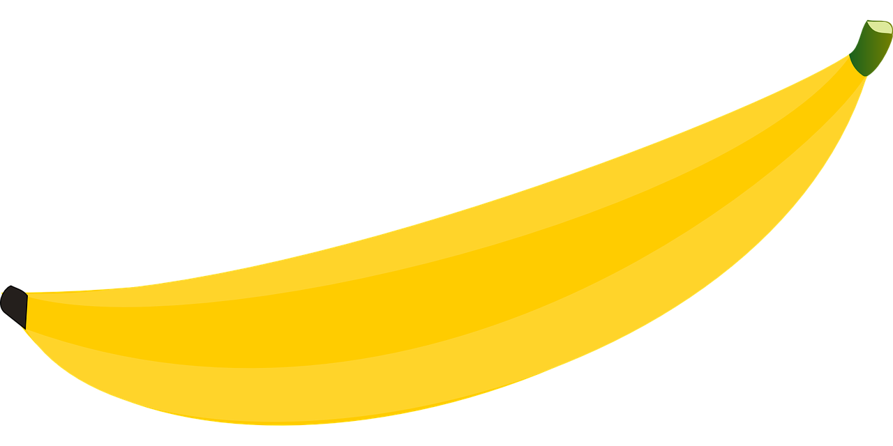 Bananas, Vaisiai, Maistas, Vektorinis Vaizdas, Nemokama Vektorinė Grafika, Nemokamos Nuotraukos,  Nemokama Licenzija