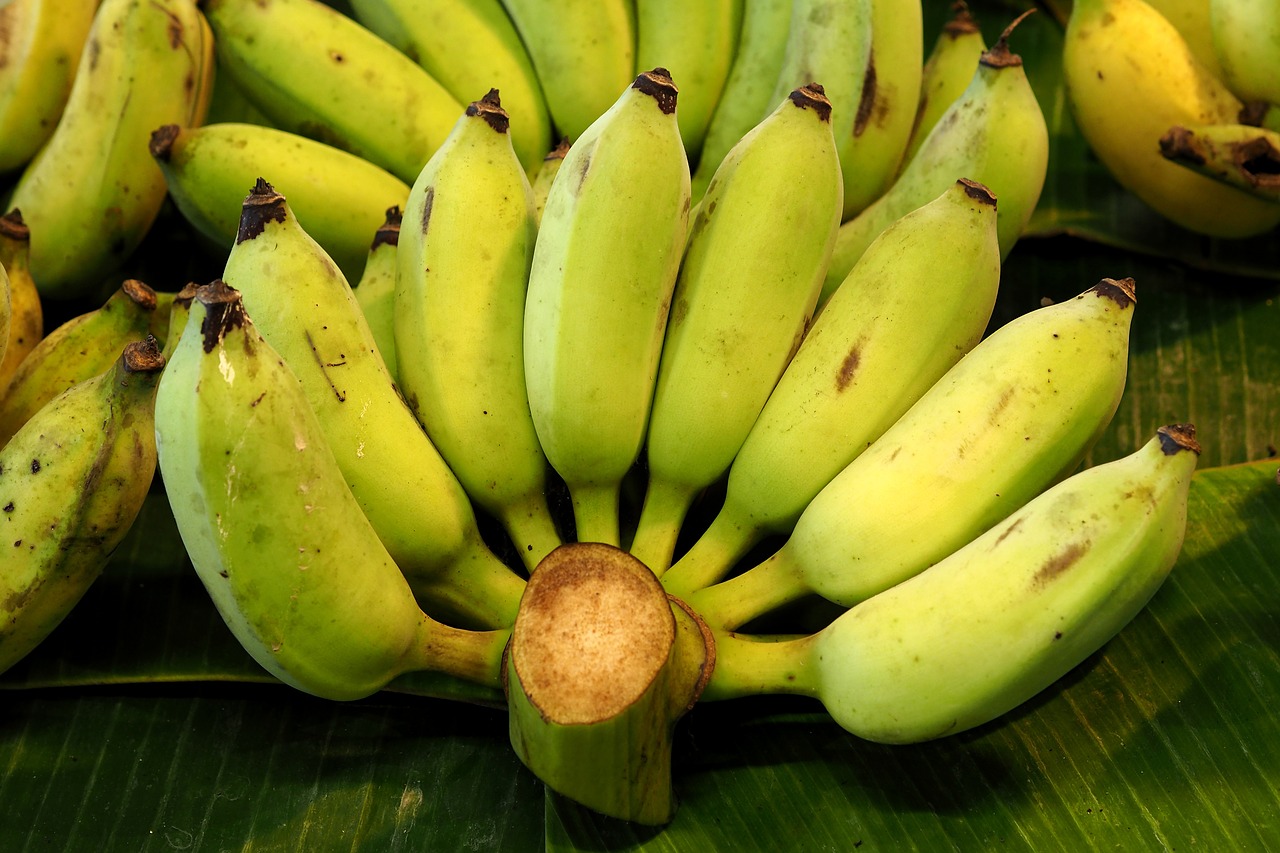 Bananai, Vaisiai, Auginama Banana, Atogrąžų, Sveikata, Maistas, Galia, Turgus, Nemokamos Nuotraukos,  Nemokama Licenzija