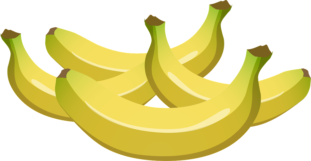 Bananai, Geltona, Vaisiai, Maisto Produktai, Valgomieji, Saldus, Skanus, Desertas, Sveikas, Atogrąžų