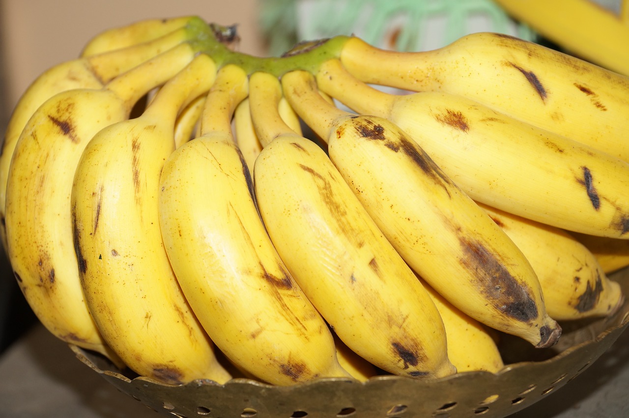 Bananai, Vaisiai, Prinokę, Pasiruošęs Valgyti, Nemokamos Nuotraukos,  Nemokama Licenzija