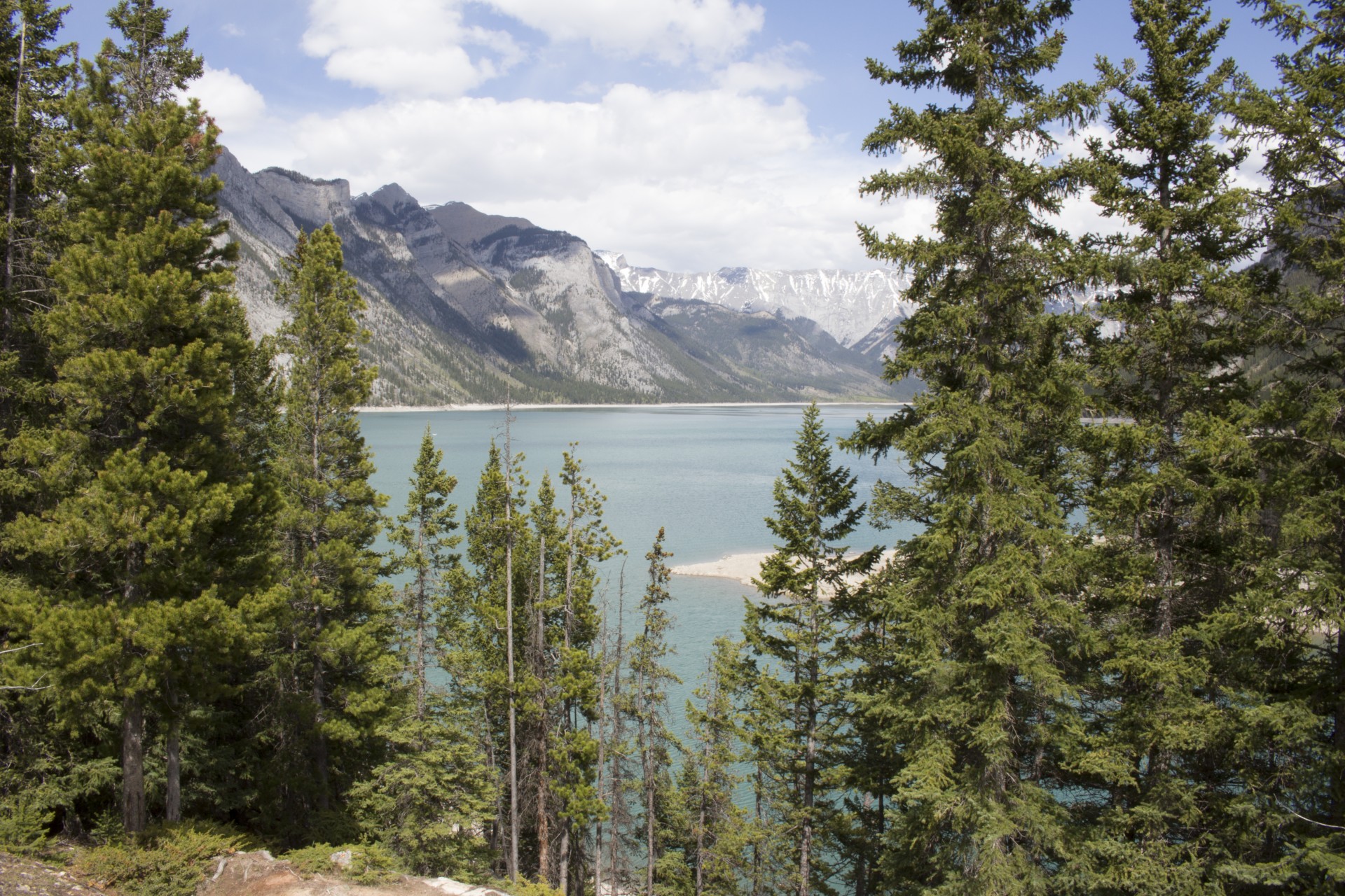 Banff,  Ežeras,  Minnewanka,  Kalnai,  Banff Ežeras Minnewanka Kalnai, Nemokamos Nuotraukos,  Nemokama Licenzija