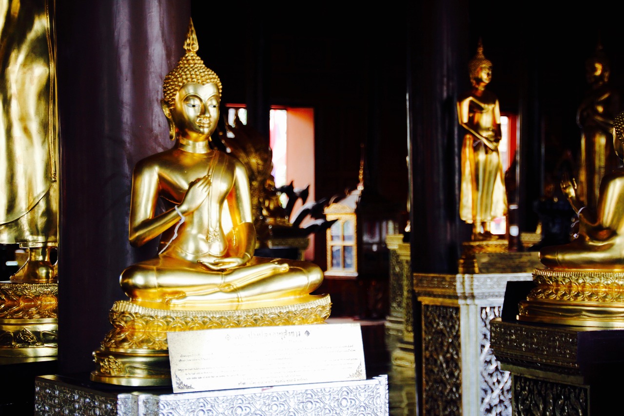 Bangkokas, Buda, Auksas, Meditacija, Budizmas, Tailandas, Asija, Šventykla, Į Pietryčius, Wat