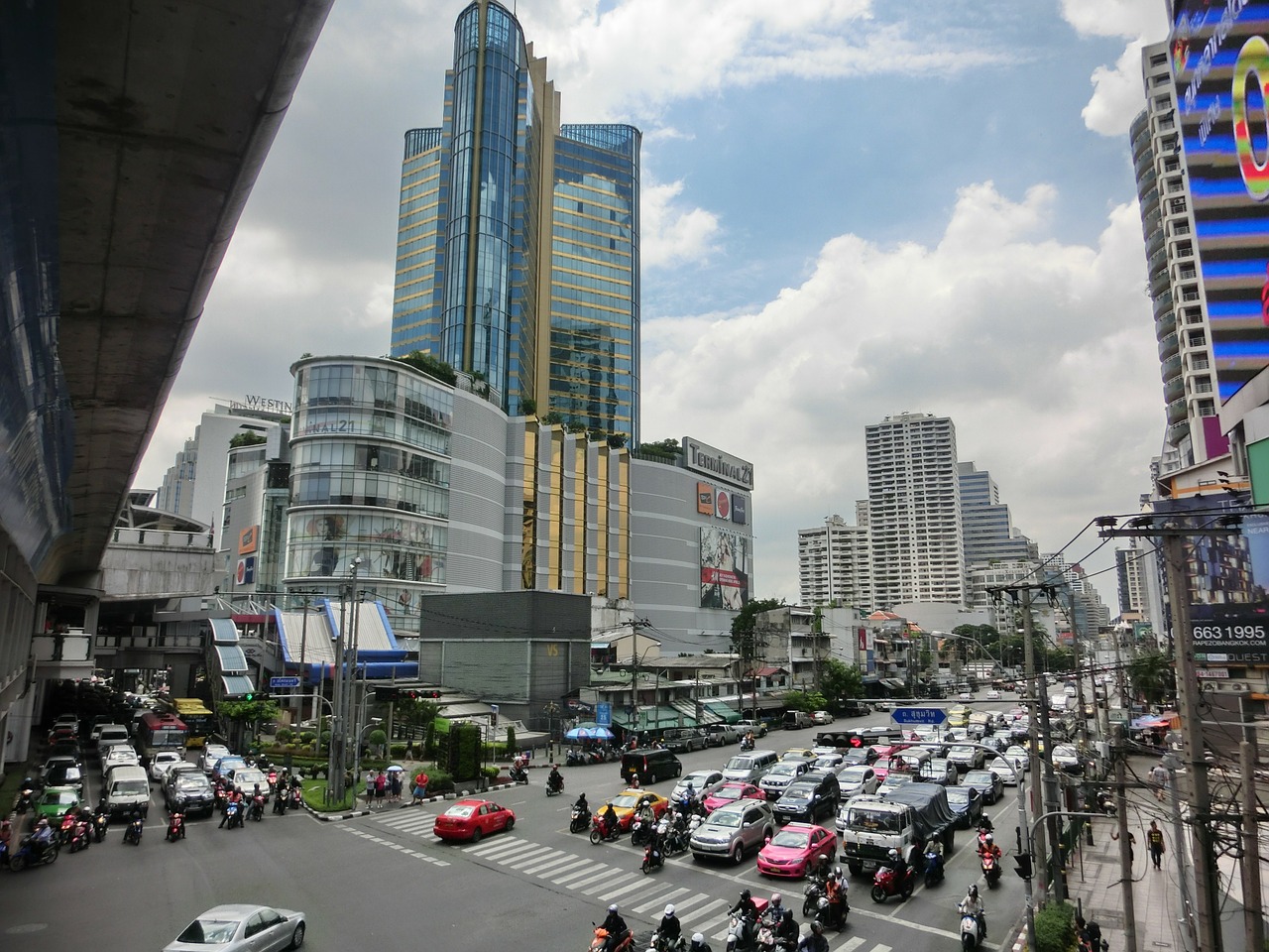 Bangkokas, Tailandas, Dangoraižis, Nemokamos Nuotraukos,  Nemokama Licenzija