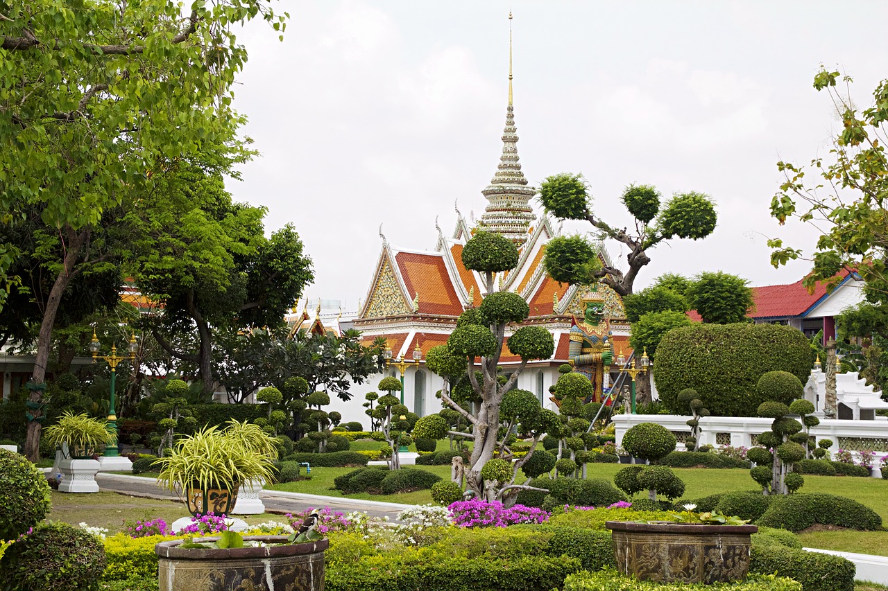 Bangkokas, Wat Arun, Tailandas, Šventykla, Asija, Dvasinis, Šventyklos Kompleksas, Auksas, Gamta, Istoriškai