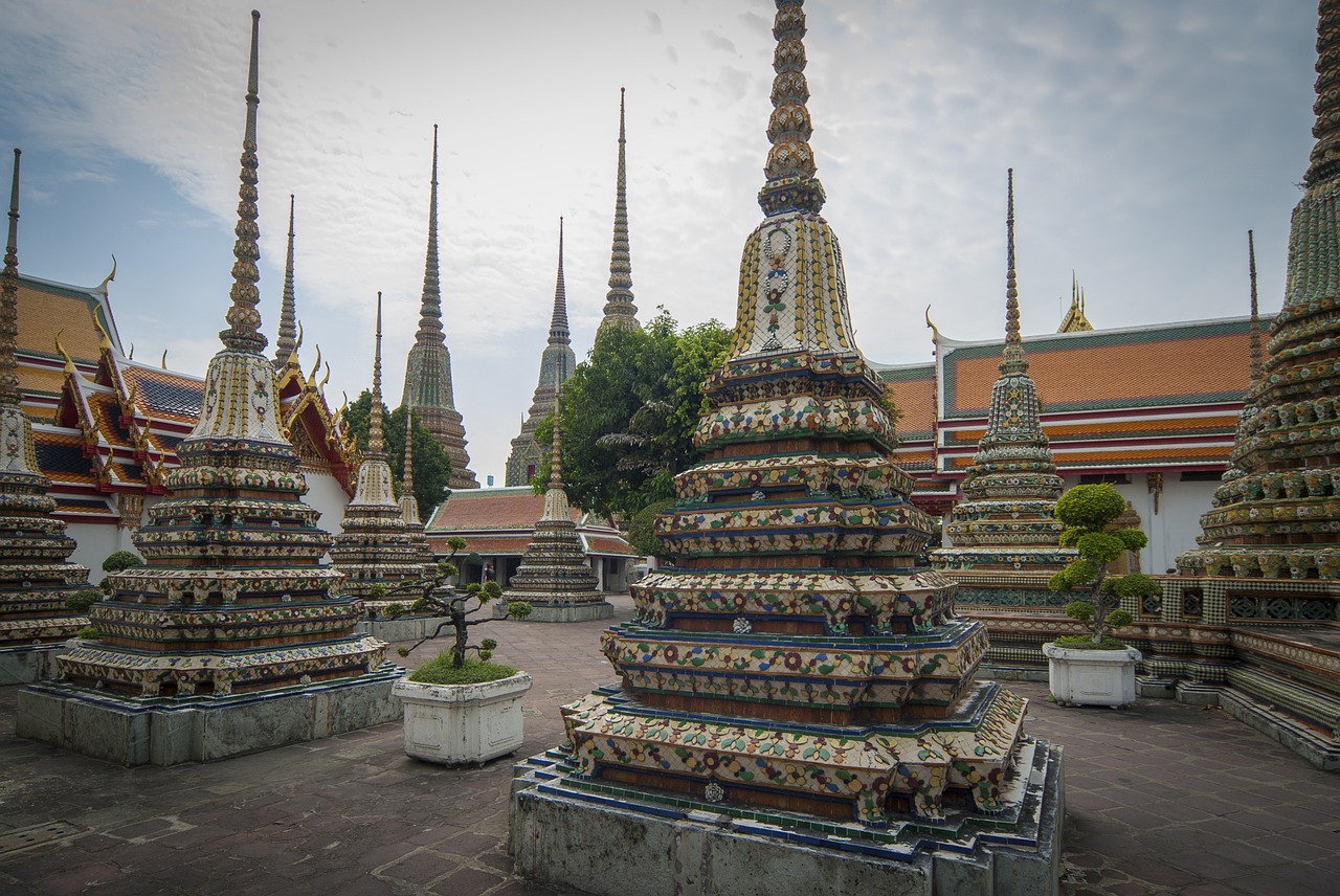 Bangkokas,  Wat Pho,  Asija,  Šventykla,  Tailandas,  Budizmas,  Religija,  Turizmas,  Pastatas,  Budistinis