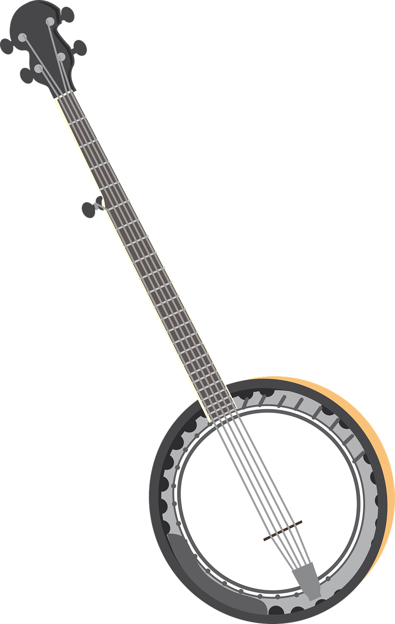 Banjo,  Bluegrass,  Muzika,  Instrumentas,  Eilutė,  Liaudies,  Nemokama Vektorinė Grafika,  Be Honoraro Mokesčio, Nemokamos Nuotraukos,  Nemokama Licenzija