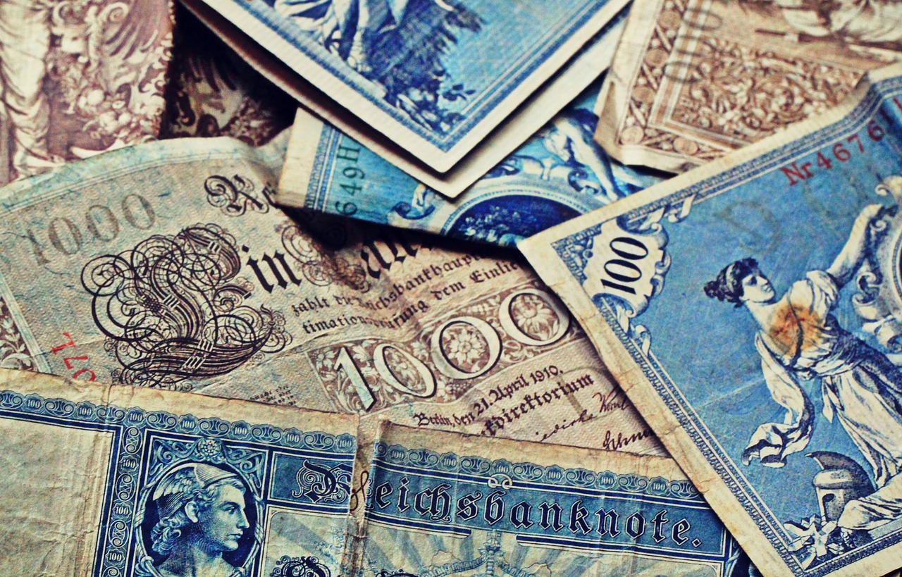 Banknotai, Imperijos Banknotas, Valiuta, Infliacija, Vokietija, Ženklas, Sąskaitos, Pinigai, Popieriniai Pinigai, Sumokėti