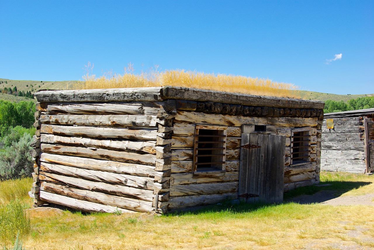 Bannack Montana Kalėjime,  Montana,  Jav,  Bannack,  Vaiduoklių Miestas,  Old West ,  Kelionė,  Amerika,  Vasara,  Vaizdingas