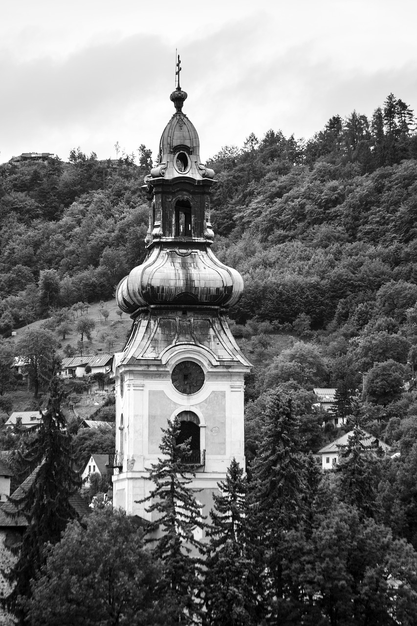 Banská Štiavnica, Slovakija, Unesco, Bažnyčia, Vakare, Religija, Tikėjimas, Kasyba, Nemokamos Nuotraukos,  Nemokama Licenzija