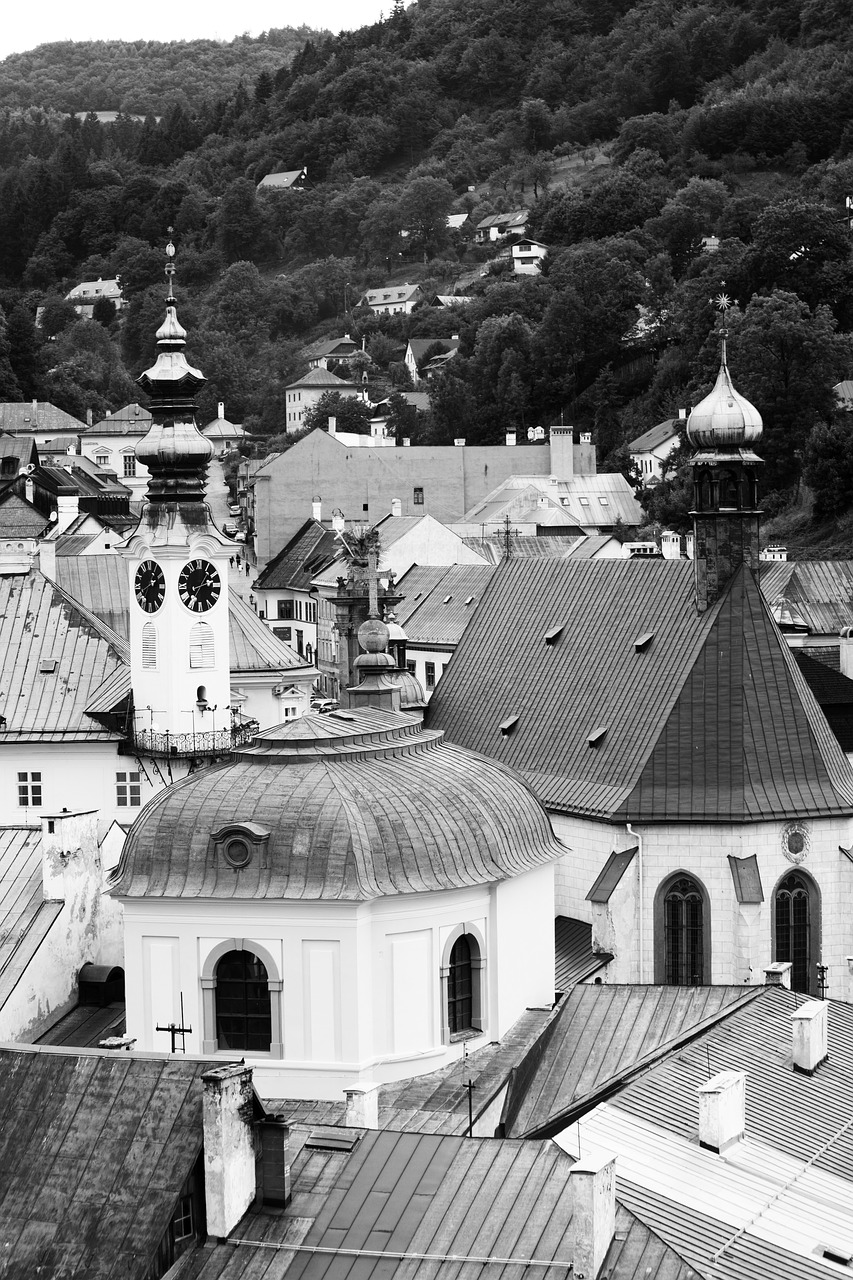 Banská Štiavnica, Slovakija, Unesco, Istorinis Miestas, Romantika, Kasyba, Namai, Kelionė, Muziejus, Bažnyčia