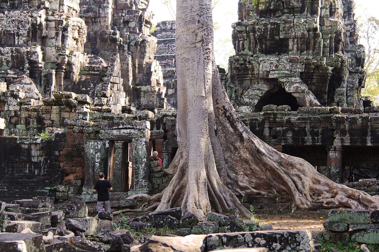 Banteay Kdei, Šventykla, Kelionė, Senovinis, Senas, Gražus, Angkor Wat, Siem Grižti, Kambodža, Asija