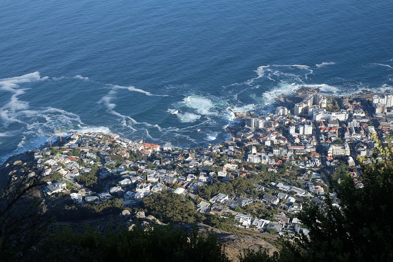 Bantry Bay, Cape Town, Oro Vaizdas, Miesto Panorama, Nemokamos Nuotraukos,  Nemokama Licenzija