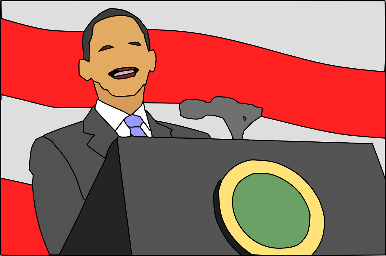 Barack Hussein Obama Ii, Prezidentas, Kalba, Garsiakalbis, Mikrofonas, Jungtinės Valstijos, Patriotizmas, Vyras, Amerikietis, Kalbėti