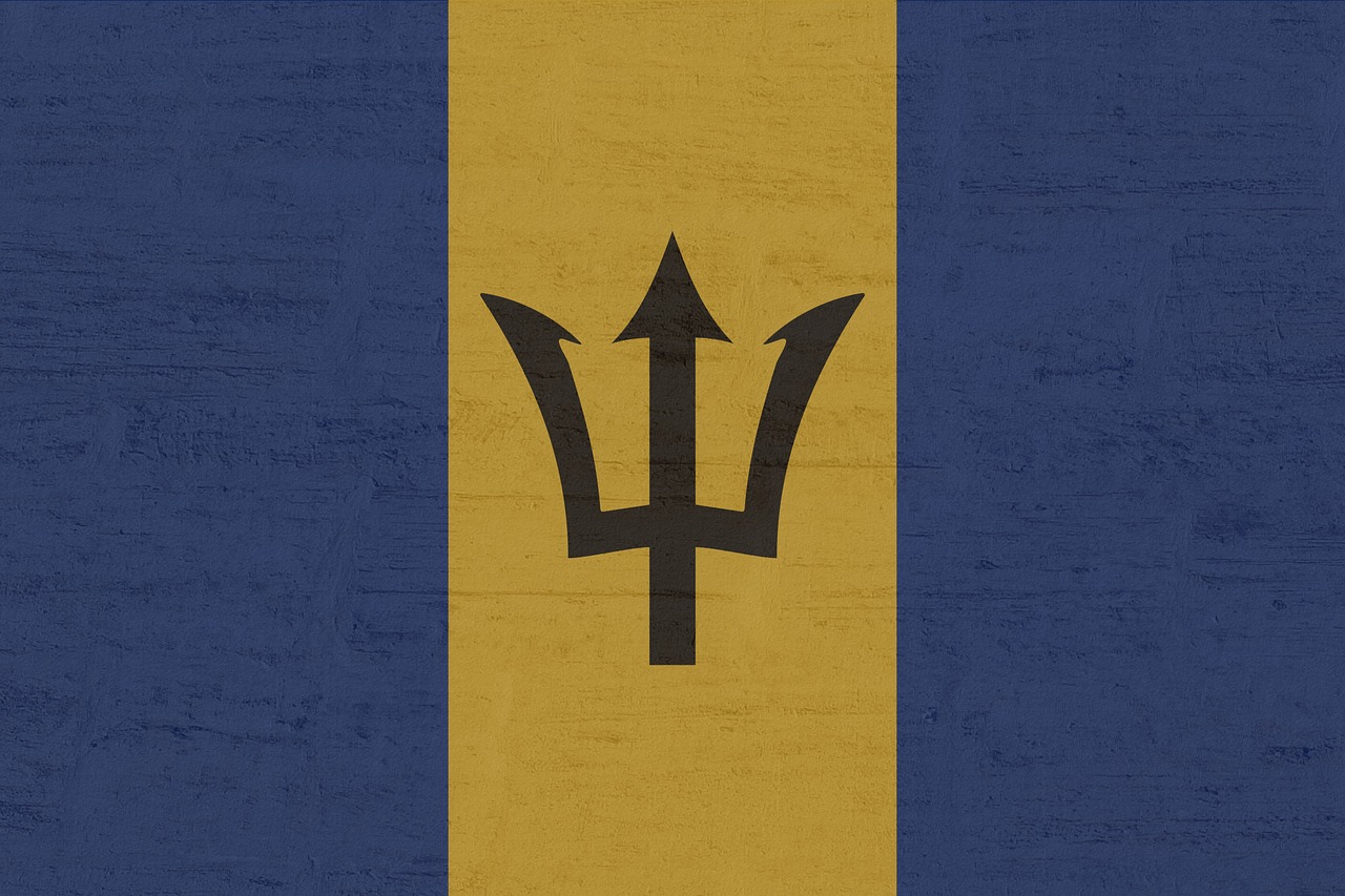Barbados, Vėliava, Nemokamos Nuotraukos,  Nemokama Licenzija