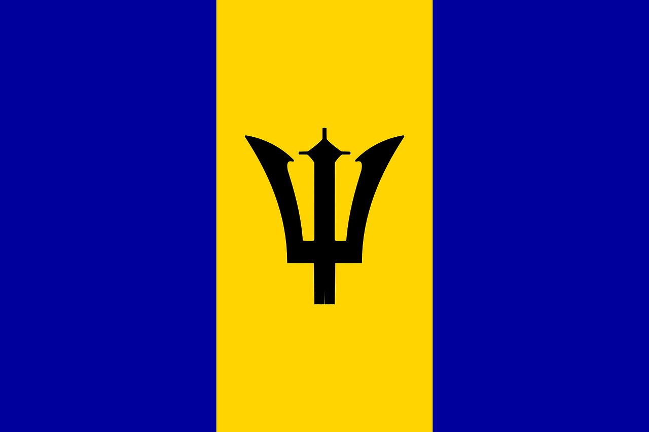 Barbados, Vėliava, Nacionalinis, Šalis, Simbolis, Tauta, Ženklas, Patriotizmas, Nemokama Vektorinė Grafika, Nemokamos Nuotraukos