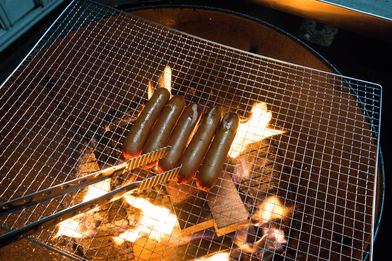 Barbekiu, Stovykla, Kempingas, Virtuvė, Ugnis, Grilis, Šiluma, Naktis, Vakarėlis, Skrudinimas