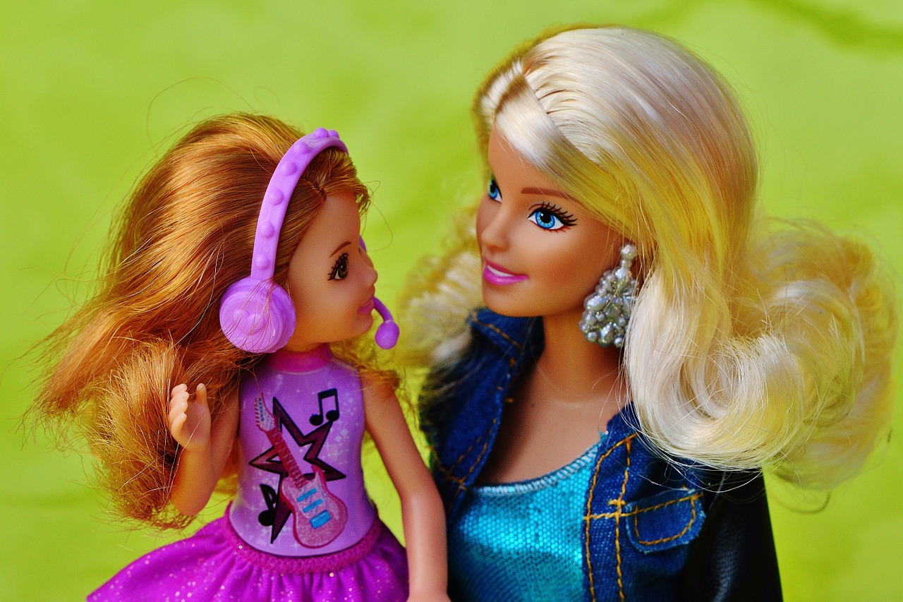 Barbie, Lėlės, Mama, Vaikas, Ausinės, Muzika, Mergaičių Žaislai, Lėlės Veidas, Lėlių Paveikslėlis, Veidas