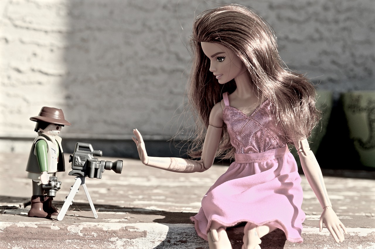 Barbie, Fotoaparatas, Paparazzi, Fotografas, Fotografija, Modelis, Lėlės, Žaislas, Rožinis, Priešintis