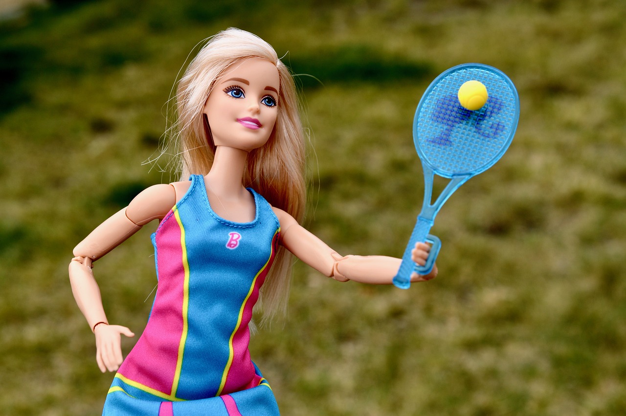Barbie, Lėlės, Tenisas, Žaisti, Mergaitė, Moteris, Moteris, Sportas, Modelis, Žaislas