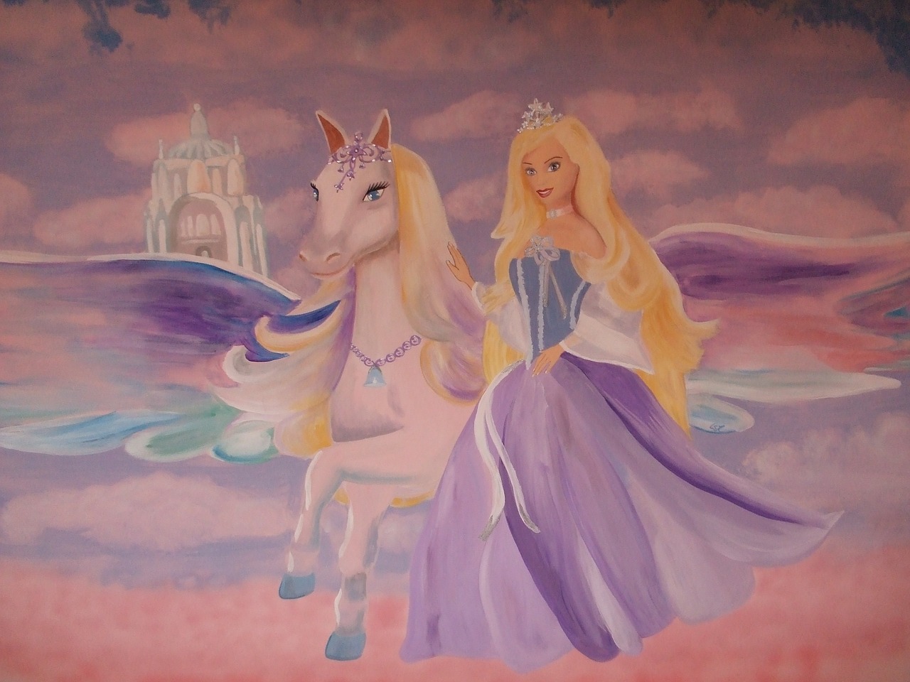 Barbie Pegasus, Sienų Tapyba, Sienų Apdaila, Nemokamos Nuotraukos,  Nemokama Licenzija