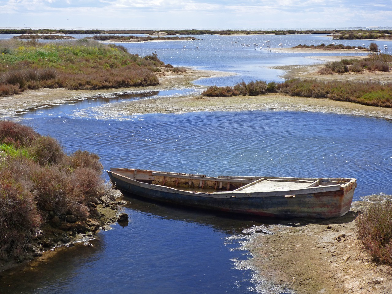 Barca, Paliktas, Pelkės, Ebro Delta, Scena Jūrininkystė, Atsisakymas, Valtis, Vanduo, Nemokamos Nuotraukos,  Nemokama Licenzija