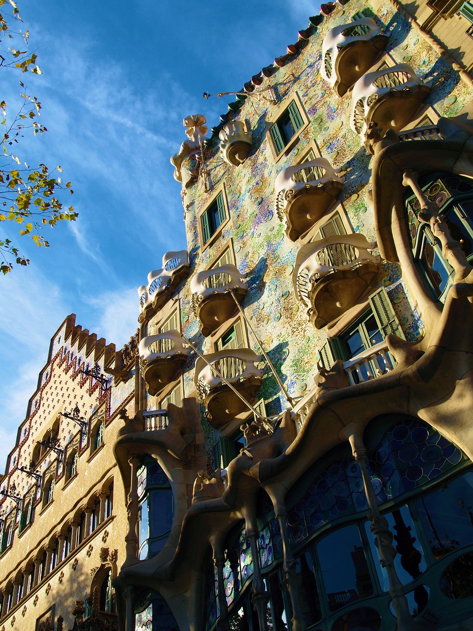 Barcelona, Gaudi, Ispanija, Katalonija, Modernizmas, Architektūra, Europa, Žinomas, Mozaika, Spalvinga