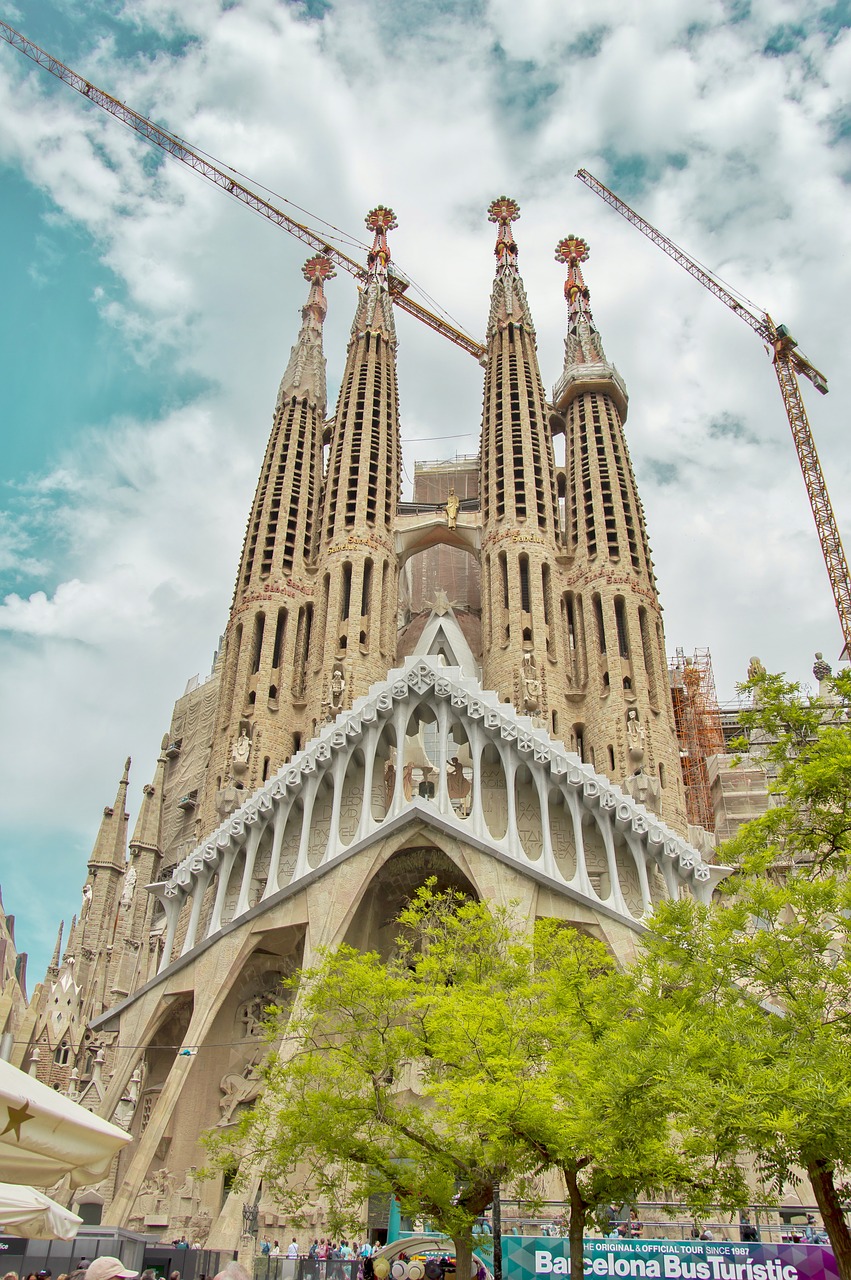 Barcelona, Gaudì, Katedra, Barcelona Spain, Turizmas, Kelionė, Europa, Senovės, Šventė, Architektūra