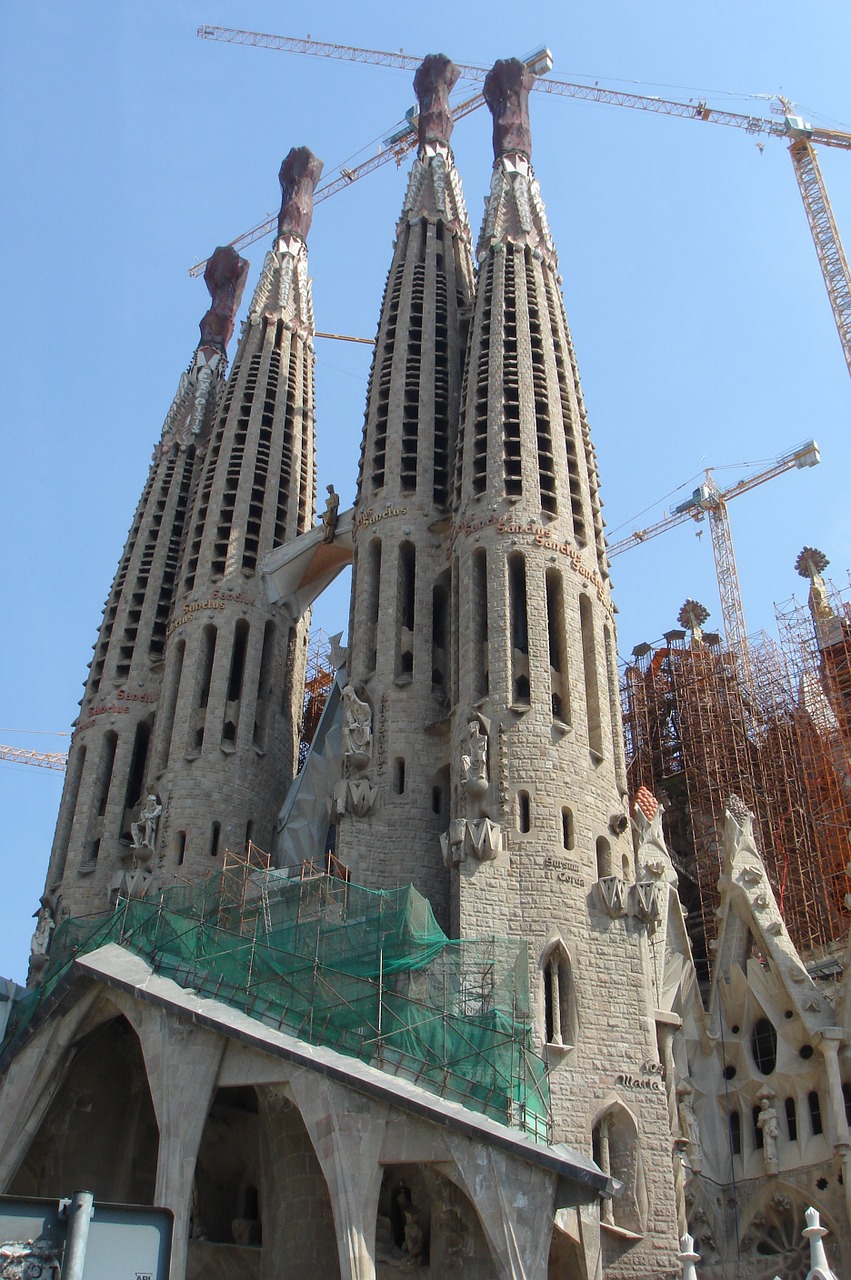 Barcelona, Sagrada De Familia, Bažnyčia, Nemokamos Nuotraukos,  Nemokama Licenzija