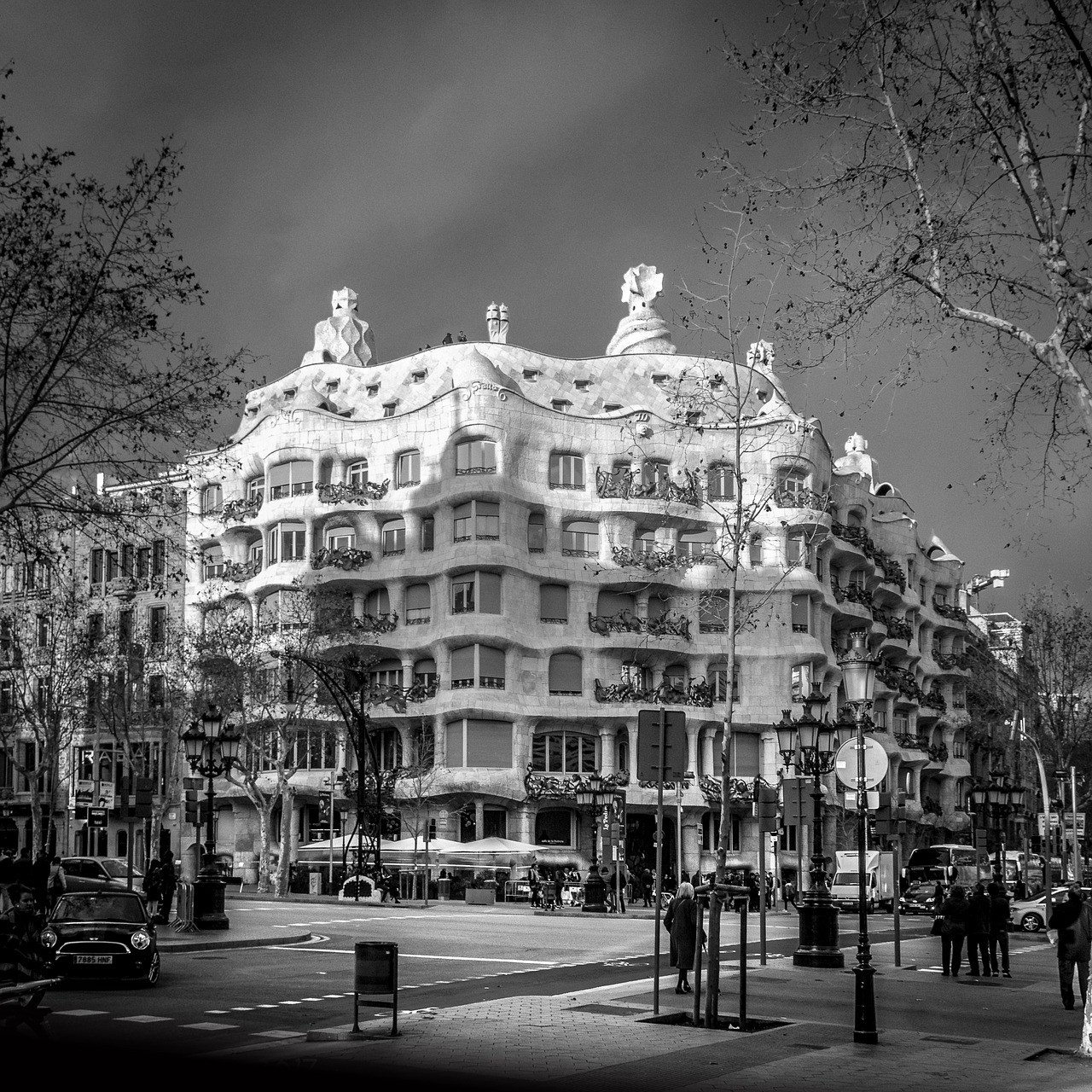 Barselona,  Antoni Gaudi,  Architektūra,  Statyba,  Ispanija,  Europa,  Garsus,  Ispanijos,  Dizainas,  Casa Mila