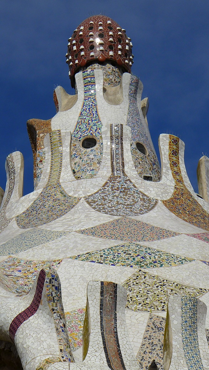 Barcelona, Mozaika, Poveikis, Gaudí, Sodas Gaudí, Nemokamos Nuotraukos,  Nemokama Licenzija